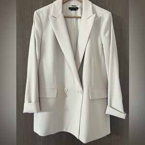 Alice + Olivia Cream Blazer